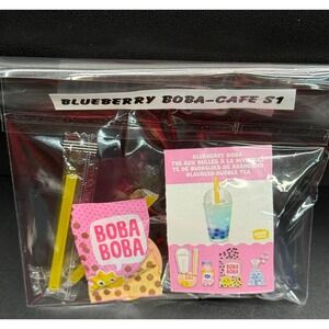 MGA Mini-Verse *Make It Mini Cafe Series 1* Blueberry Boba  READ